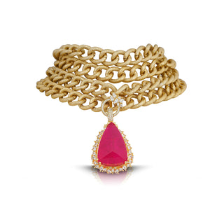 Roza - Statement Pendant Chain Choker