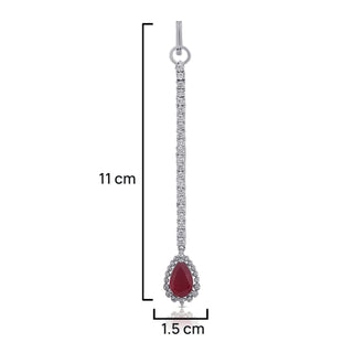 Ghadah - Cubic Zirconia Maang Tikka