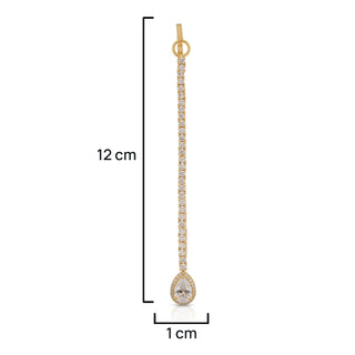 Aurelia - Cubic Zirconia Maang Tikka