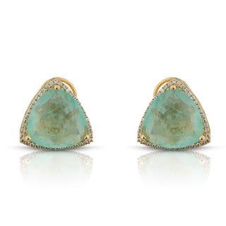 Luciana - Colored Stone CZ Earrings
