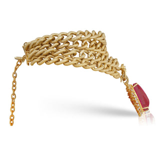 Roza - Statement Pendant Chain Choker