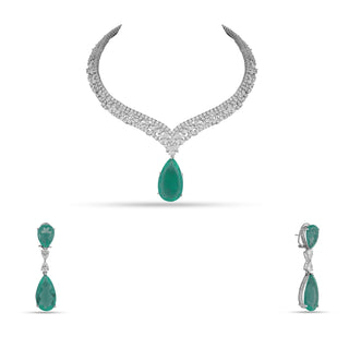 Ziba - Cubic Zirconia Necklace Set