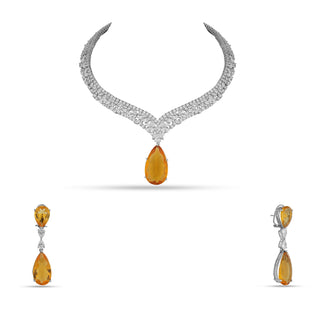 Ziba - Cubic Zirconia Necklace Set