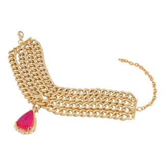 Roza - Statement Pendant Chain Choker