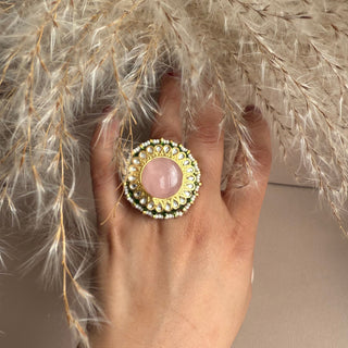 Zobia Pink Ring