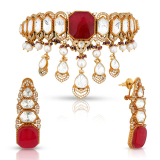 Kyrah - Doublet Polki Choker