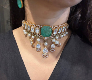 Kyrah - Doublet Polki Choker