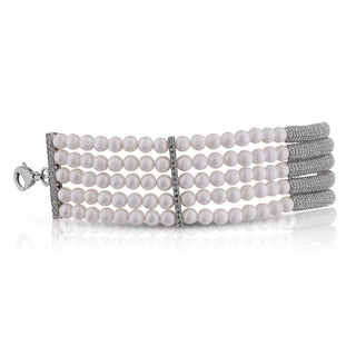 CZ Pearl Choker