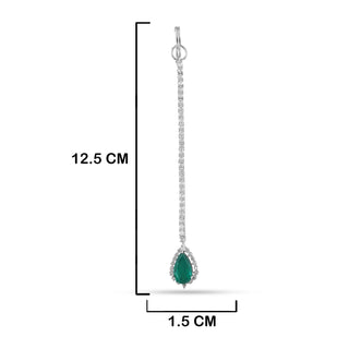 Ghadah - Cubic Zirconia Maang tikka