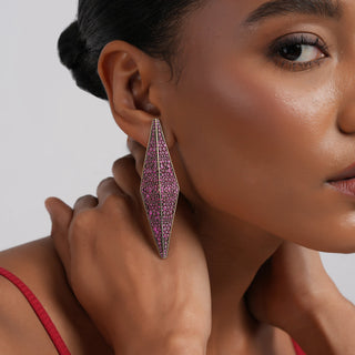 Zehra - Green CZ Danglers