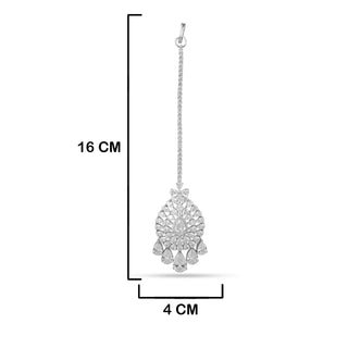 Hibbah - Cubic Zirconia Maang tikka