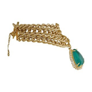 Sheena Lynch in Roza - Statement Pendant Chain Choker