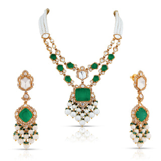 Emerald Polki Necklace