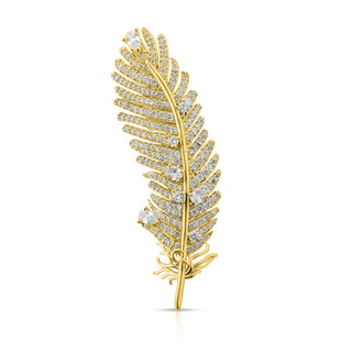 Feather Brooch
