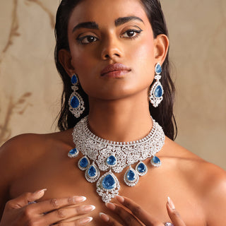 Heavy Stone Necklace Set