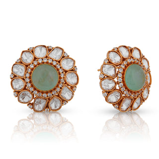 Mint Green Doublet Earring
