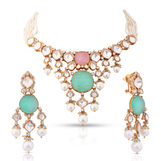 Mint Green Necklace Set
