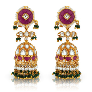 Modern Polki Jhumka