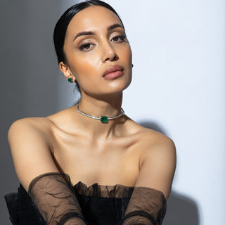 Cece - Green Centre Choker