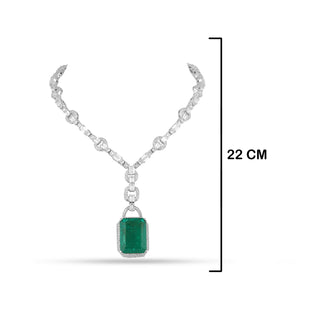 Iffat - Cubic Zirconia Necklace Set