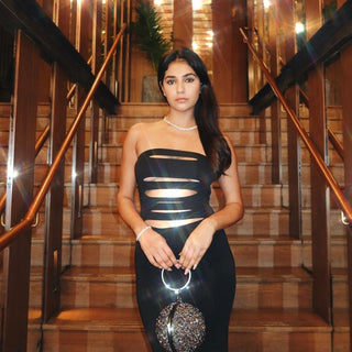 Basheera - Tennis Necklace Set