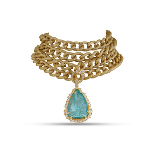 Roza - Statement Pendant Chain Choker